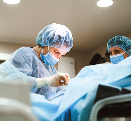 surgery in clinic